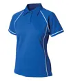 Polo tecnica da donna con piping Finden & Hales