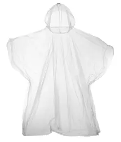 Poncho di emergenza in plastica con cappuccio per bambini Home & Living