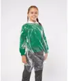 Poncho di emergenza in plastica con cappuccio per bambini Home & Living