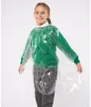 Poncho di emergenza in plastica con cappuccio per bambini Home & Living