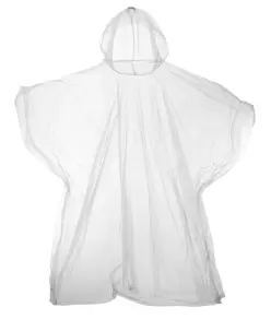 Poncho di emergenza in plastica con cappuccio per bambini Home & Living