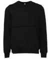 Pullover girocollo unisex con cuciture a taglio vivo Bella Canvas