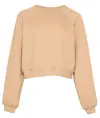 Pullover in pile da donna con maniche raglan Bella Canvas
