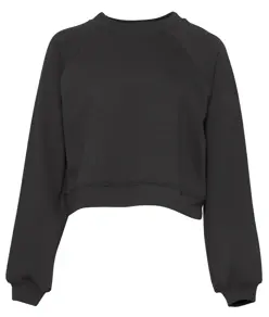 Pullover in pile da donna con maniche raglan Bella Canvas