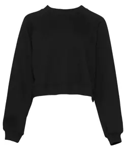 Pullover in pile da donna con maniche raglan Bella Canvas