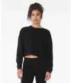 Pullover in pile da donna con maniche raglan Bella Canvas