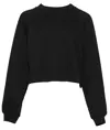 Pullover in pile da donna con maniche raglan Bella Canvas