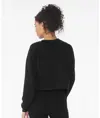 Pullover in pile da donna con maniche raglan Bella Canvas