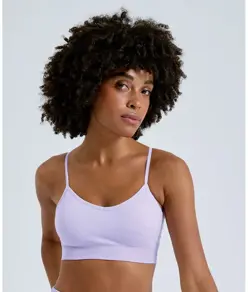 Reggiseno flessibile multisport donna TriDri® riciclato senza cuciture "3D fit" TriDri