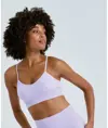 Reggiseno flessibile multisport donna TriDri® riciclato senza cuciture "3D fit" TriDri