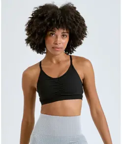 Reggiseno sportivo arricciato Tridri® (medio impatto) TriDri