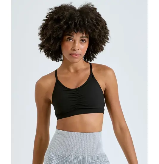 Reggiseno sportivo arricciato Tridri® (medio impatto) TriDri