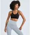 Reggiseno sportivo arricciato Tridri® (medio impatto) TriDri