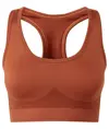 Reggiseno sportivo modellante a tinta unita 3D Fit TriDri® senza cuciture TriDri