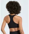 Reggiseno sportivo modellante a tinta unita 3D Fit TriDri® senza cuciture TriDri