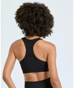 Reggiseno sportivo modellante a tinta unita 3D Fit TriDri® senza cuciture TriDri