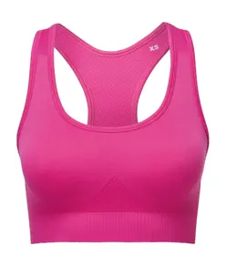 Reggiseno sportivo modellante a tinta unita 3D Fit TriDri® senza cuciture TriDri