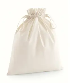 Sacca con coulisse in cotone biologico Westford Mill