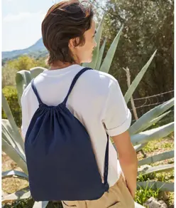 Sacca da palestra in cotone premium Westford Mill