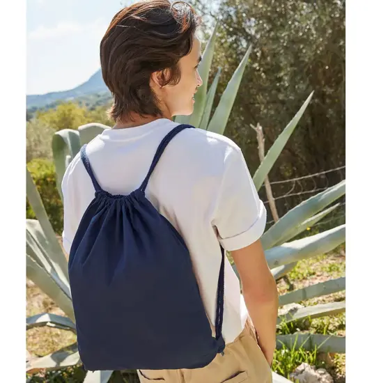 Sacca da palestra in cotone premium Westford Mill
