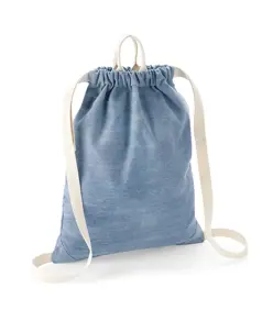 Sacca da palestra in denim Bagbase
