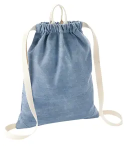 Sacca da palestra in denim Bagbase