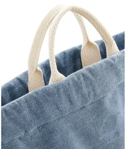 Sacca da palestra in denim Bagbase