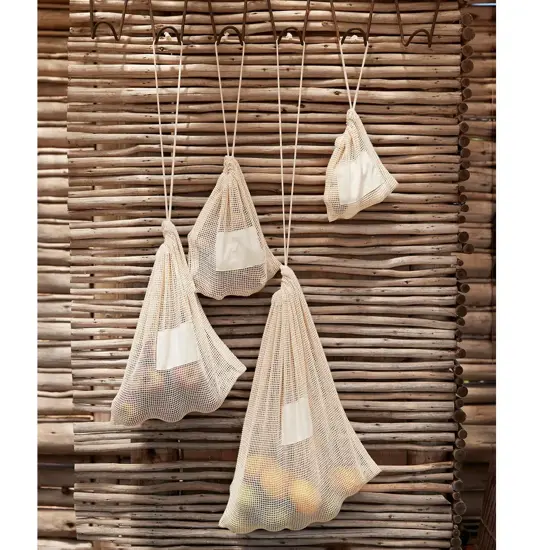 Sacchetti a rete in cotone biologico Westford Mill