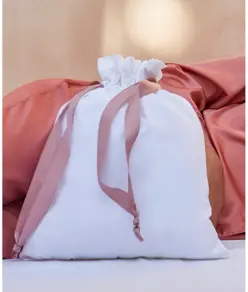 Sacchetto regalo in cotone con coulisse a nastro Westford Mill