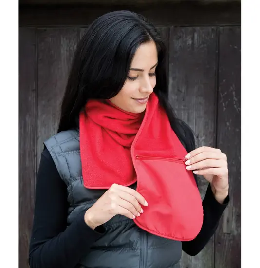 Sciarpa in pile Polartherm™ con tasca con zip Result Winter Essentials