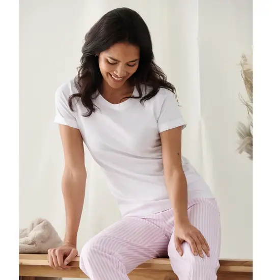 Set pigiama donna con pantaloni lunghi (in custodia) Towel City