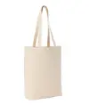 Shopper 'base piatta' in tela premium riciclata Nutshell
