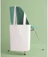 Shopper 'base piatta' in tela premium riciclata Nutshell