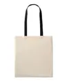 Shopper con manici lunghi in cotone riciclato Nutshell