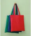 Shopper con manici lunghi in cotone riciclato Nutshell
