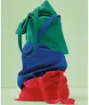 Shopper con manici lunghi in cotone riciclato Nutshell