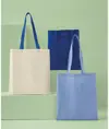 Shopper con manici lunghi in cotone riciclato Nutshell