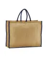 Shopper da mercato in iuta inamidata naturale Westford Mill