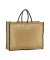 Shopper da mercato in iuta inamidata naturale Westford Mill