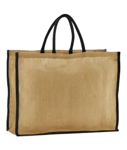 Shopper da mercato in iuta inamidata naturale Westford Mill