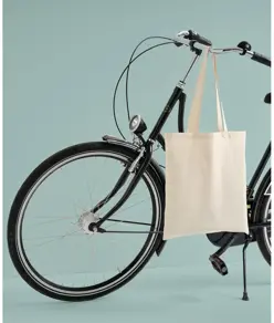 Shopper in cotone biologico con manici lunghi Nutshell