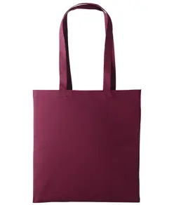 Shopper in cotone con manici lunghi Nutshell