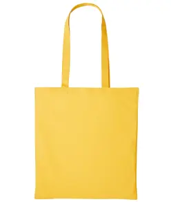 Shopper in cotone con manici lunghi Nutshell