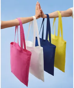 Shopper in cotone con manici lunghi Nutshell