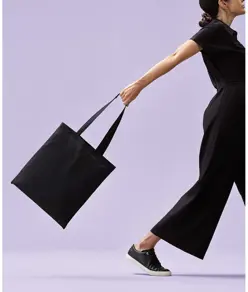 Shopper in cotone con manici lunghi Nutshell