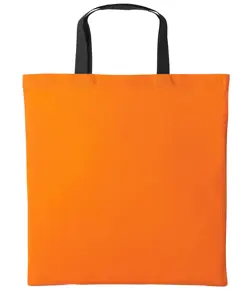 Shopper in cotone Varsity con manici corti Nutshell