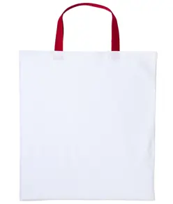 Shopper in cotone Varsity con manici corti Nutshell