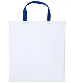 Shopper in cotone Varsity con manici corti Nutshell