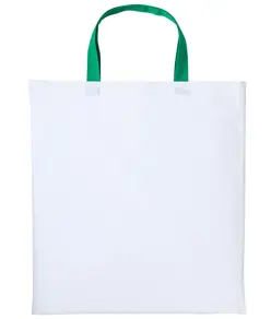 Shopper in cotone Varsity con manici corti Nutshell