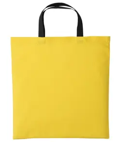 Shopper in cotone Varsity con manici corti Nutshell